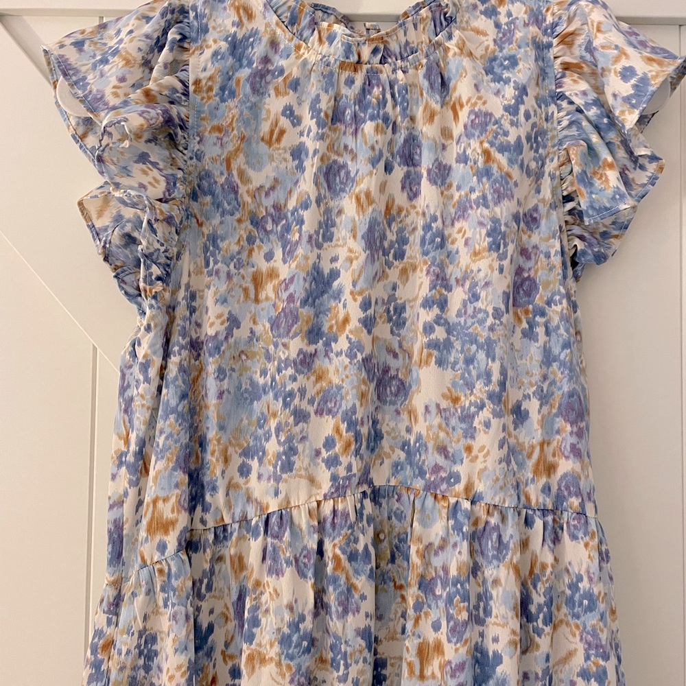 Pinch Dress - Floral Maxi